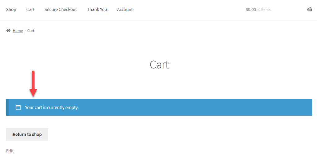 WooCommerce: cómo solucionar el problema de «el carrito está vacío»