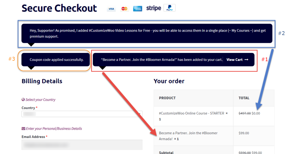 WooCommerce: «Compre uno Get One» (Bogo)